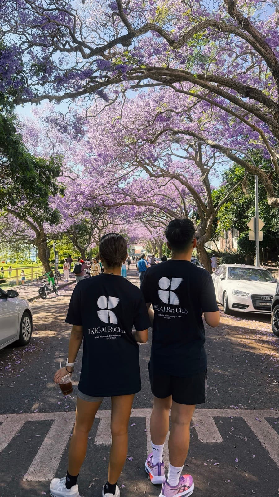 Ikigai members after a run in Sydney